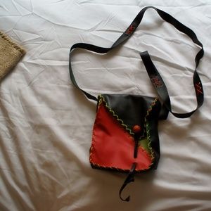 leather, tribal, bohemian hand-stiched in Columbia